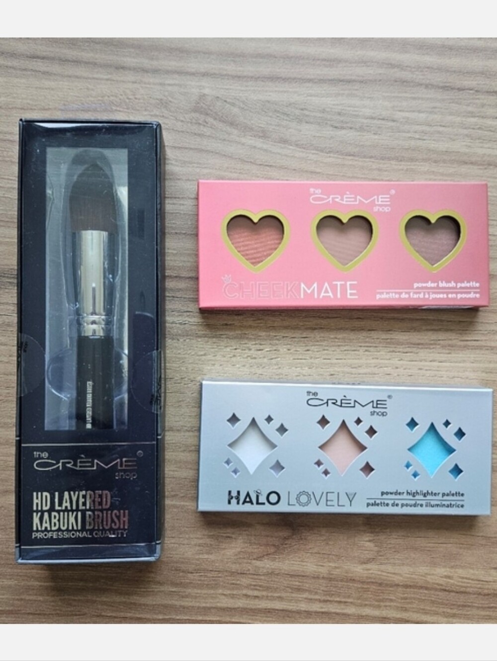 The Creme Shop Face Makeup Brush Highlighter Blush Bundle